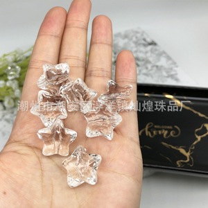 Transparent Acrylic Star <b>Beads</b> 3D Five Pointed Shape For Jewelry Making DIY Craft Materials Loose <b>Beads</b> Chaozhou Origin - Product Image 2