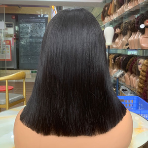 Prix de gros Perruques de cheveux humains pour femmes 12 pouces Couleur Piano Perruque Kim Bob 2x6 Cheveux humains vierges - Product Image 5