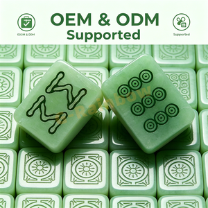 Fournisseur OEM ODM de Mahjong, jeu de Mahjong aspect jade, tuiles de Mahjong pour Singapour et la Malaisie, jeu familial - Product Image 2
