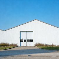 Bâtiment préfabriqué moderne en structure acier pour entrepôt logistique, atelier, appartement, bureau, bâtiment industriel et commercial