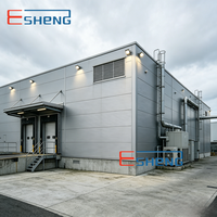 Chambre froide industrielle à passage rapide pour la post-pasteurisation des aliments en conserve, chambre froide à refroidissement rapide pour ligne d'usine de mise en conserve et d'embouteillage