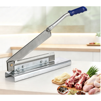 Machine de découpe commerciale de viande et d'os pour jambes de poulet et arêtes de poisson, guillotine à viande pour découpe de poulet