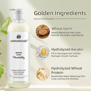 Shampooing capillaire hydratant doux au germe de blé, marque privée, adoucissant <span class=keywords><strong>et</strong></span> réparateur, pour cheveux secs, crépus <span class=keywords><strong>et</strong></span> cassants - Product Image 3