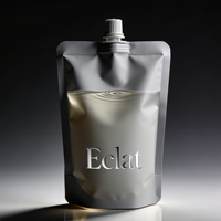 Pochette à bec verseur personnalisée imprimée, haute barrière, rechargeable, pour emballage de liquides (shampoing, gel douche, lotion, détergent, savon liquide)