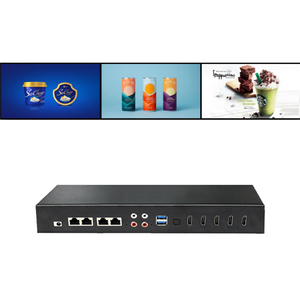 Thế hệ mới 1x4 <span class=keywords><strong>multiviewer</strong></span> 4k hiển thị V4C-RK3568 Splitter <span class=keywords><strong>TV</strong></span> Video tường điều khiển 1x3 2x2 video tường bộ vi xử lý - Product Image 3