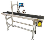 Máquina de Codificación por Lotes Multifunción en Línea, Impresora de Inyección de Tinta para Códigos QR, Códigos de Barras, Fechas, Logotipos y Dígitos, para Impresión en Cajas/Bolsas/Metal/Madera