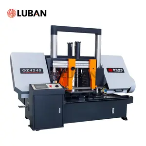 Sierra automática LUBAN para metal GZ4240 Máquina de sierra de cinta de corte horizontal