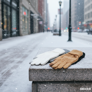 Jacquard hiver thermique acrylique <span class=keywords><strong>cachemire</strong></span> tricoté gants pour écran tactile quotidien cyclisme sport décontracté extérieur mitaines - Product Image 6