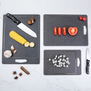 Extra Large Cutting Boards Meat Veggies <b>Plastic</b> Cutting Board Set Chopping Board with Juice Grooves Easy-Grip Handles - Product Image 3
