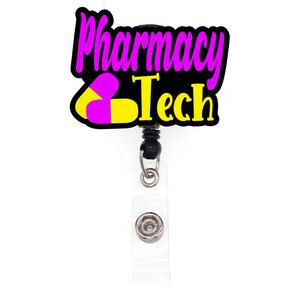 Porte-bobine d'insigne de <span class=keywords><strong>pharmacie</strong></span> en acrylique personnalisé LAB X-ray avec clip pour accessoires de la série Nurse Tech - Product Image 6