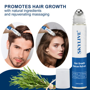 25ml Cheveux Sérum Nourrissant Roll-on Huile Essentielle De Romarin Améliorant Le Cuir Chevelu Nourrissant Renforçant La Racine Des Cheveux Produits De Soins Des Cheveux - Product Image 5