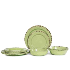 Juego de <span class=keywords><strong>vajilla</strong></span> de <span class=keywords><strong>melamina</strong></span> de <span class=keywords><strong>12</strong></span> <span class=keywords><strong>piezas</strong></span>, juego de platos y cuencos de plástico de cocina irrompibles para uso en interiores y exteriores, <span class=keywords><strong>vajilla</strong></span> - Product Image 6