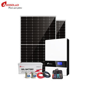 태양 에너지 전원 시스템 오프 그리드 5kW 10kw 20kw 태양열 패널 배터리 및 인버터 가정용 완전 태양열 키트 - Product Image 2