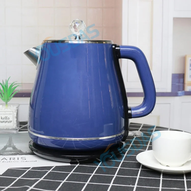 Yousdas Custom Branded Retro Cordless Electric Kettle 1.8L with Automatic Shut-off & Boil-Dry Protection for Hotel Household Use