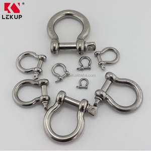 <span class=keywords><strong>Manille</strong></span> d'ancrage à vis M10 en acier inoxydable 316 de type européen pour levage et navigation, avec chaîne d'ancrage et boucle en forme de nœud - Product Image 5