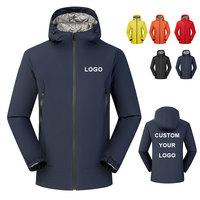 Veste polaire à capuche personnalisée coupe-vent pour homme, vierge, à broder, épaisse, pour activités de plein air, hiver, travail – Fabricant