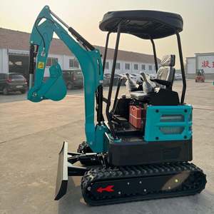 Mini-excavatrice Volvo Mitsubishi 4x4 rétro, échelle 1:48, modèle miniature en métal, composants hydrauliques moteur et pompe de 4 à 5 tonnes - Product Image 1