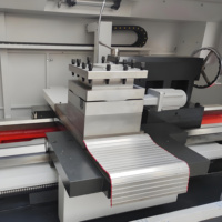Torno CNC de bancada plana horizontal CK6180, centro de torneado de metal de alta resistencia, bancada larga, controlador Fanuc, motor, CE ISO OEM