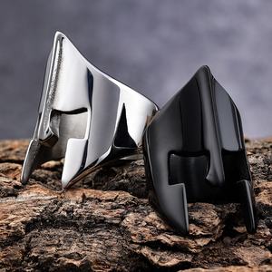 Joyería <span class=keywords><strong>de</strong></span> encanto para <span class=keywords><strong>hombre</strong></span> <span class=keywords><strong>de</strong></span> alta calidad, anillo <span class=keywords><strong>de</strong></span> casco <span class=keywords><strong>de</strong></span> acero inoxidable, máscara, anillo <span class=keywords><strong>de</strong></span> dedo, joyería Punk para hombres - Product Image 2