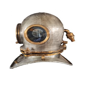 Casques intégraux en laiton plaqué bronze antique, imperméables, robustes, pour adultes, de qualité commerciale, collection antique rare - Product Image 2
