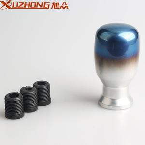 Xuzhong Aluminum Alloy Manual <b>Shift</b> <b>Knob</b> 80mm x 44mm Rustproof Car Gear Lever <b>Knob</b> with Adapter Sleeves 8 10 12mm - Product Image 5