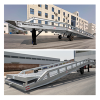 Rampe de quai robuste de 8 tonnes, 11,3 m, 2,1 m, rampe de chargement de camions, rampe de chargement/déchargement de conteneurs, rampe de chantier
