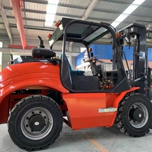 2025 Nueva gran oferta carretilla elevadora diésel de 3 toneladas con certificación ISO todoterreno 4WD todos los 6m precio competitivo para todo terreno áspero carretilla elevadora - Product Image 2