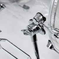 Séries de batteries acoustiques professionnelles en acrylique : Artisanat haut de gamme, choix très prisé, esthétique transparente, entièrement personnalisable