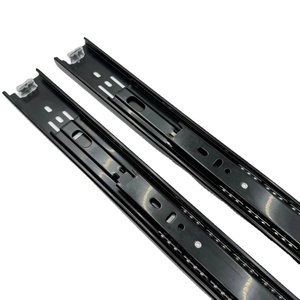 Đồ Nội Thất Kính Thiên Văn Kênh Đường Sắt Nhà Bếp 3-Gấp Đầy Đủ Mở Rộng Ngăn Chạy Bóng Mang Ngăn Kéo Trượt - Product Image 1