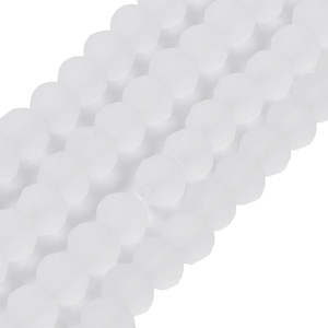 PandaHall - Cuentas de Vidrio Facetadas Esmeriladas en Forma de Rondelle, 10 Hilos, 2 mm, 3 mm, 4 mm, 6 mm, 8 mm, 10 mm - Product Image 5
