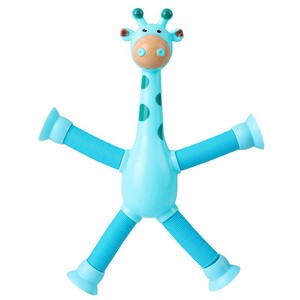 Juguete Unisex Zhiqu, Jirafa Telescópica con Succión, Rompecabezas Creativo de Dibujos Animados, Novedoso con Efectos Luminosos Variados, Juguete de Plástico - Product Image 5