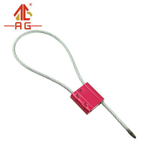 AG C007 <span class=keywords><strong>Cable</strong></span> personalizado Longitud Ajustable Tamper Evident <span class=keywords><strong>Cable</strong></span> Lead Sello de seguridad - Product Image 2