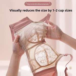 Nuevo Sujetador sin Varillas con Efecto Push-Up, Ultrafino, Copa Completa, Ajustable, de Encaje y Algodón sin Costuras para Mujeres con Busto Grande - Product Image 2