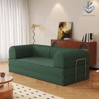 Ensemble de canapés sectionnels carrés extensibles confortables en tissu, modernes et pliables pour salon, hôtel, hôpital, école - Vente en gros
