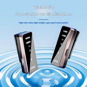 Portátil para Bluetooth Solapa Mini Micrófono Lavalier Compacto Tipo-C Inalámbrico Clip-On para entrevista o uso de cámara - Product Image 5