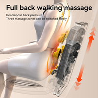 Coussin de massage électrique tendance en cuir PU avec chaleur et vibrations pour la relaxation à domicile et au bureau, vente en gros OEM