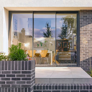 Telai per Porte Interne in <span class=keywords><strong>Metallo</strong></span> Residenziali, Prezzo Porte Scorrevoli in Vetro e Alluminio per Patio - Product Image 4