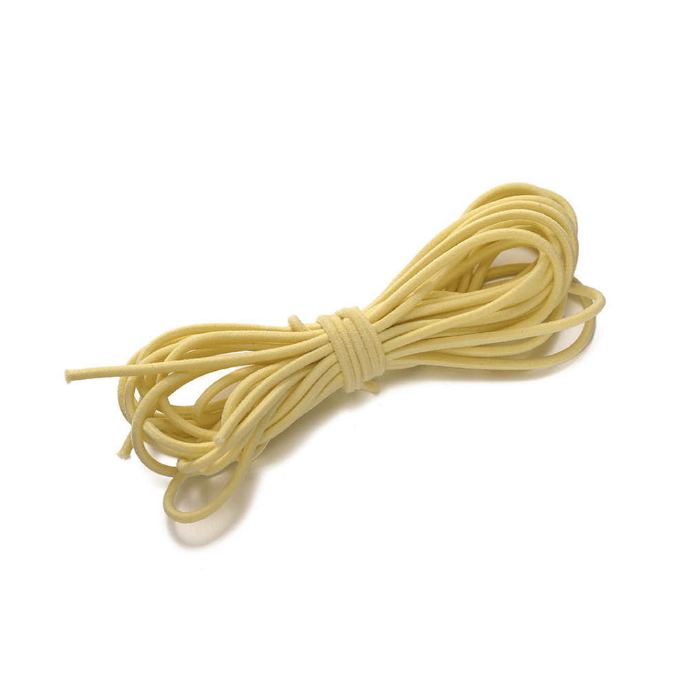 Élastique en nylon coloré 2 mm - 04 Jaune clair