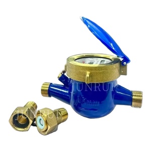 Dn15mm thực tế Đồng hồ nước đồng hồ đo lưu lượng cơ khí đa máy bay phản lực chất lượng cao đồng hồ nước - Product Image 1