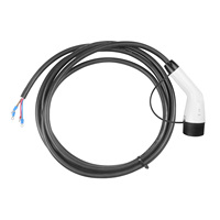 Câble de recharge EV OEM 3,5 kW/7 kW/11 kW/22 kW Type 2 femelle à extrémité ouverte 16A/32A, nouveau câble de remplacement EV 3m-10m pour borne de recharge murale