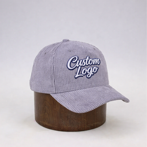 Gorra Snapback Unisex de Pana Lavanda con 6 Paneles, Hebilla Dorada Ajustable, Estilo Casual de Béisbol, Primavera Verano, Marca Personalizada - Product Image 3