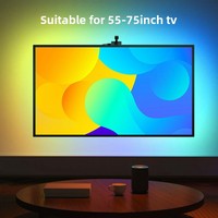Tira de Luces LED RGBIC para TV con Sincronización WIFI y Selección de Color, Efecto Graffiti, Cambio de Color Completo, Venta al Por Mayor