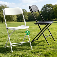 Nouvelle Arrivée 2026 Chaise Pliante en Plastique de Haute Qualité, Empilable et Portable pour Jardin, Mariages et Événements – Vente en Gros