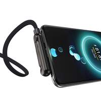 Cable Trenzado de Nailon de 240w con Soporte para Teléfono, Caja de Color, Transferencia de Datos, Cargador Rápido para Laptop, Multiángulo para Teléfono 17 y Jugadores de Videojuegos