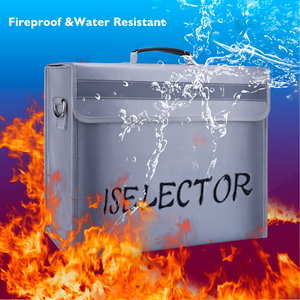 Yihuaxing A4 Grootte Huis En Kantoor Brandwerende Tas Grote Brandwerende Map Met Digitale <span class=keywords><strong>Code</strong></span> Slot Voor Bestanden En Geld - Product Image 3