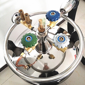 Tanques de protección contra sobrepresión LN2, tanque de almacenamiento criogénico de nitrógeno autopresurizante de 500L para almacenamiento de vacunas - Product Image 4