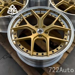 722オート 6061-T6アルミニウム合金 16-24インチ コンケーブデザイン ディープディッシュスタイル PCD ET 5x120 軽量レーシンググレード鍛造ホイール - Product Image 2