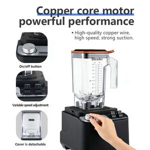 <span class=keywords><strong>Frullatore</strong></span> <span class=keywords><strong>Professionale</strong></span> Silenzioso per Bar, Ristoranti, Cucine, Attività Commerciali di Succhi e Alimenti - Product Image 4