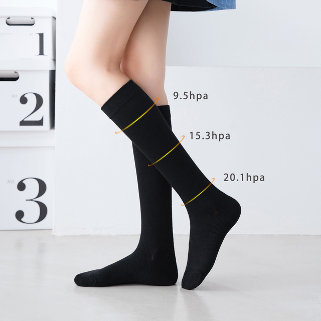 High-Cut Fitness Breathable Deodorant Sports Socks Anti-Fatigue Pain Relief Copper Infused Athletic Compression Bicycle Crew