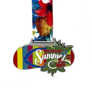 Medaglia Personalizzata <span class=keywords><strong>Rock</strong></span> <span class=keywords><strong>n</strong></span> <span class=keywords><strong>Roll</strong></span> per Festival Musicali, Premio in Metallo 3D con Nastro - Product Image 5